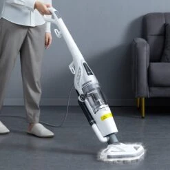 Deerma ZQ990W Stoomreiniger En Stofzuiger 2 In 1 - Stoomzuiger - Dweil - Zakloos - Vloer - Tapijt - Laminaat - Tegels -Reinigingsapparaten Winkel 1200x1200 360
