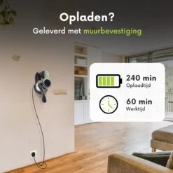 Qoncillio® Steelstofzuiger - Draadloos - Dweilfunctie - Digitaal Display - Stofzuiger & Kruimelzuiger Zonder Zak -Reinigingsapparaten Winkel 1200x1200 384