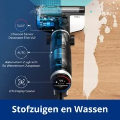Tineco® - Draadloze Stofzuiger - Zonder Zak - Wassen En Stofzuigen - Floor One S3 Breeze - 220W Vermogen - Sterke Zuigkracht - 3-In-1 Apparaat - 4000mAh Batterij -Reinigingsapparaten Winkel 1200x1200 388