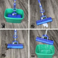 Magic Mop Vloerwisser - Dweilsysteem Zonder Wringen - Inclusief Telescoopsteel 150 Cm - Blauw -Reinigingsapparaten Winkel 1200x1200 48