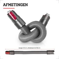 Somstyle Flexibele En Uitrekbare Slang Geschikt Voor Dyson V15 / V11 / V10 / V8 / V7 Steelstofzuiger - Verlengstuk - Opzetstuk - Stofzuigerslang - Stofzuiger Accessoires Onderdelen -Reinigingsapparaten Winkel 1200x1200 50