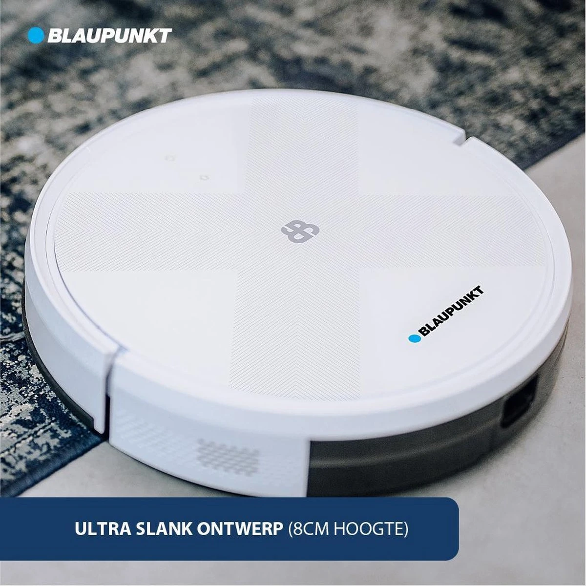 Blaupunkt Bluebot XVAC – Robotstofzuiger Met Laadstation - Met Optie Tot Dweilfunctie – Slimme Gyro Navigatie 11 Blaupunkt Bluebot XVAC – Robotstofzuiger Met Laadstation - Met Optie Tot Dweilfunctie – Slimme Gyro Navigatie - Afbeelding 9