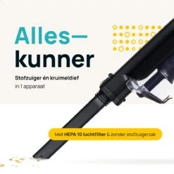 MOA - Steelstofzuiger - 2-in-1 - Kruimelzuiger - Draadloos - 120 Watt - Zonder Zak - VC72 -Reinigingsapparaten Winkel 1200x1200 612