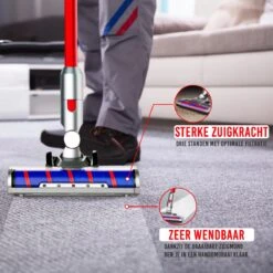 Looki Airbot - 4-in-1 Steelstofzuiger En Kruimelzuiger - 21KPA - Draadloos & Zakloos - Oplaadbaar - 150W - Stofzuiger Zonder Zak -Reinigingsapparaten Winkel 1200x1200 655