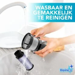 Reinico® - Stofzuiger - Vacuum Cleaner -12Kpa Krachtige Zuigstokstofzuiger - 6 In 1 Snoerloze Steelstofzuiger - 2200mAh Batterij - 440*330*190mm - Handheld - Zwart - EU-stekker -Reinigingsapparaten Winkel 1200x1200 672