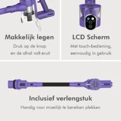 Motionflow Steelstofzuiger Draadloos Zonder Zak - 6 Delige Set - 200 Watt - Uitwasbaar Filter - Ophangsysteem -Reinigingsapparaten Winkel 1200x1200 687