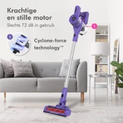 Motionflow Steelstofzuiger Draadloos Zonder Zak - 6 Delige Set - 200 Watt - Uitwasbaar Filter - Ophangsysteem -Reinigingsapparaten Winkel 1200x1200 694