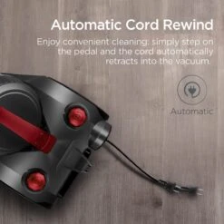 Herenthal Stofzuiger Zonder Zak - 3 Liter - Cyclonische Stofzuiger - Stofzuigers - 5 Niveaus Filtering- Sterke Zuigkracht - Vacuum Cleaner - Compact En Licht - Gemakkelijk Schoon Te Maken - Rood -Reinigingsapparaten Winkel 1200x1200 780