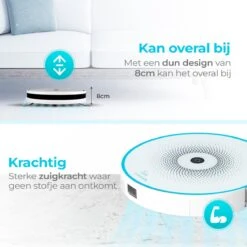LunaSea's Robotstofzuiger - Robotstofzuiger Met Dweilfunctie - Robotstofzuiger Met Laadstation - Robot Stofzuiger - Wit 18 LunaSea's Robotstofzuiger - Robotstofzuiger Met Dweilfunctie - Robotstofzuiger Met Laadstation - Robot Stofzuiger - Wit -Reinigingsapparaten Winkel 1200x1200 877