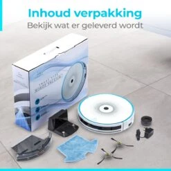 LunaSea's Robotstofzuiger - Robotstofzuiger Met Dweilfunctie - Robotstofzuiger Met Laadstation - Robot Stofzuiger - Wit 19 LunaSea's Robotstofzuiger - Robotstofzuiger Met Dweilfunctie - Robotstofzuiger Met Laadstation - Robot Stofzuiger - Wit -Reinigingsapparaten Winkel 1200x1200 878