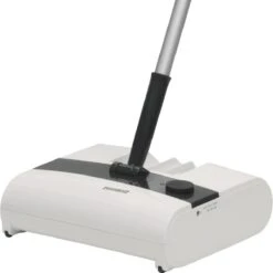 Royalty Line Vloerreiniger - Elektrische Rolveger - Elektrische Vloerreiniger - Steelstofzuiger Draadloos - Elektrische Bezem - Elektrische Veegborstel - 0,7 Liter - Draadloos - Incl. Accu En Lader - Wit / Zwart -Reinigingsapparaten Winkel 1200x1200 90