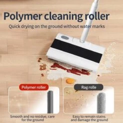 Royalty Line Vloerreiniger - Elektrische Rolveger - Elektrische Vloerreiniger - Steelstofzuiger Draadloos - Elektrische Bezem - Elektrische Veegborstel - 0,7 Liter - Draadloos - Incl. Accu En Lader - Wit / Zwart -Reinigingsapparaten Winkel 1200x1200 91