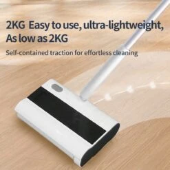 Royalty Line Vloerreiniger - Elektrische Rolveger - Elektrische Vloerreiniger - Steelstofzuiger Draadloos - Elektrische Bezem - Elektrische Veegborstel - 0,7 Liter - Draadloos - Incl. Accu En Lader - Wit / Zwart -Reinigingsapparaten Winkel 1200x1200 92