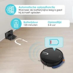 Looki 3-in-1 Robotstofzuiger Met Dweilfunctie - Automatisch - Met Laadstation - Draadloze Robot Stofzuiger - 45DB - Zwart 20 Looki 3-in-1 Robotstofzuiger Met Dweilfunctie - Automatisch - Met Laadstation - Draadloze Robot Stofzuiger - 45DB - Zwart -Reinigingsapparaten Winkel 1200x1200 946