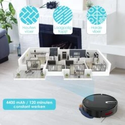 Looki 3-in-1 Robotstofzuiger Met Dweilfunctie - Automatisch - Met Laadstation - Draadloze Robot Stofzuiger - 45DB - Zwart 24 Looki 3-in-1 Robotstofzuiger Met Dweilfunctie - Automatisch - Met Laadstation - Draadloze Robot Stofzuiger - 45DB - Zwart -Reinigingsapparaten Winkel 1200x1200 949