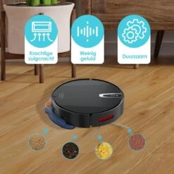 Looki 3-in-1 Robotstofzuiger Met Dweilfunctie - Automatisch - Met Laadstation - Draadloze Robot Stofzuiger - 45DB - Zwart 25 Looki 3-in-1 Robotstofzuiger Met Dweilfunctie - Automatisch - Met Laadstation - Draadloze Robot Stofzuiger - 45DB - Zwart -Reinigingsapparaten Winkel 1200x1200 950