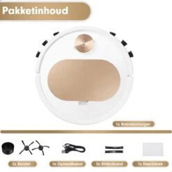 Seidon Robotstofzuiger - Dweilrobot - Dweilfunctie - App Bediening - Hoge Zuigkracht -Reinigingsapparaten Winkel 1200x1200 980