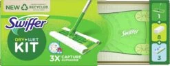 Swiffer Vloerreiniger Starterskit - 1 Dweil, 8 Droge En 3 Vochtige Vloerdoekjes Navullingen -Reinigingsapparaten Winkel 1200x467