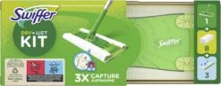 Swiffer Vloerreiniger Starterskit - 1 Dweil, 8 Droge En 3 Vochtige Vloerdoekjes Navullingen -Reinigingsapparaten Winkel 1200x470