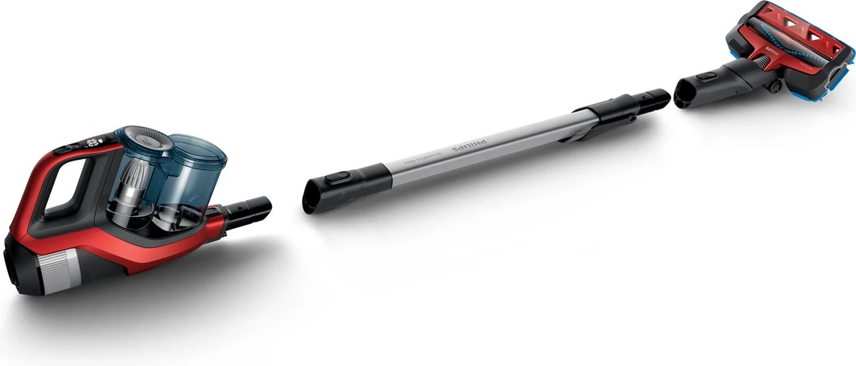 Philips SpeedPro Max XC7042/01 - Steelstofzuiger - Rood 12 Philips SpeedPro Max XC7042/01 - Steelstofzuiger - Rood - Afbeelding 10