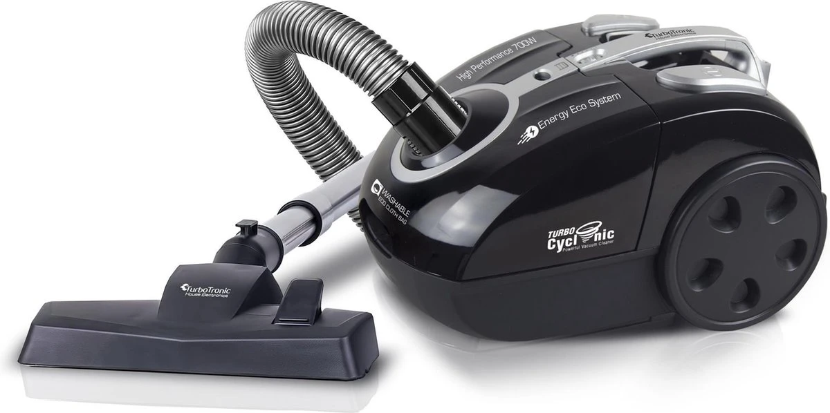 TurboTronic CV09 Stofzuiger Met Zak – Zwart 7 TurboTronic CV09 Stofzuiger Met Zak – Zwart - Afbeelding 5