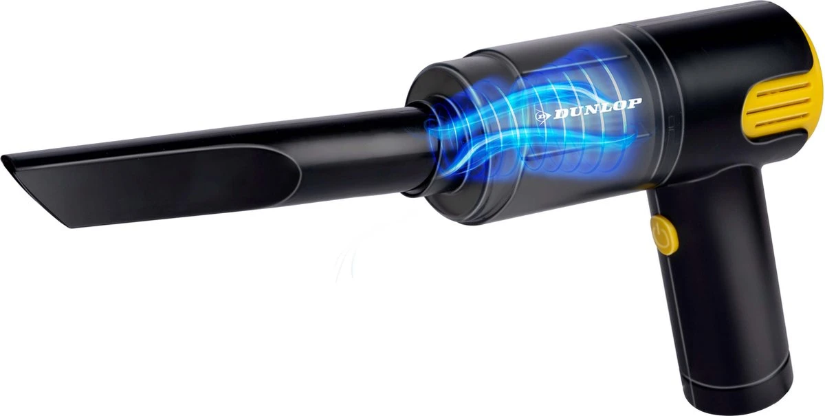 Dunlop Auto Stofzuiger - 12V Aansteker Aansluiting - Nat En Droog - Spleet- En Borstelmondstuk - 3 Meter Kabel - Auto Accessories - Zwart/Geel 3 Dunlop Auto Stofzuiger - 12V Aansteker Aansluiting - Nat En Droog - Spleet- En Borstelmondstuk - 3 Meter Kabel - Auto Accessories - Zwart/Geel