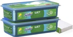 Swiffer Vloerreiniger - Vochtige Vloerdoekjes - Geur Van Citrus Fresh - Voordeelverpakking 2 X 48 Stuks