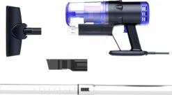 Just Perfecto 2-in-1 Steelstofzuiger 800W - Stofzuiger Zonder Zak - Met 5 M Kabel & HEPA Filter - Krachtige Kruimelzuiger - Blauw -Reinigingsapparaten Winkel 1200x663