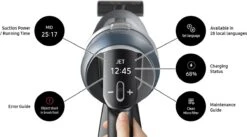 Samsung Bespoke Jet - VS20A95843W - Steelstofzuiger Misty White -Reinigingsapparaten Winkel 1200x668 2