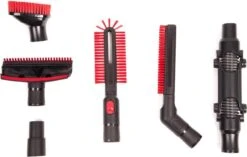 TurboTronic VS180 Draadloze Steelstofzuiger Met Handstofzuiger - Rood -Reinigingsapparaten Winkel 1200x762 1