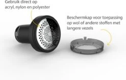 SteamOne RP10B Pluizenverwijderaar - Zwart - Oplaadbaar -Reinigingsapparaten Winkel 1200x765 3