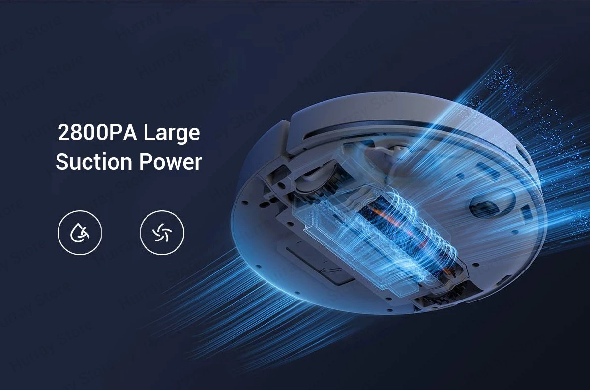 Thuys Robotstofzuiger - Robotstofzuigers Met Dweilfunctie - Laser Navigatie En Slimme Wifi Controle - Stofzuiger Robot - Zakloos - Wit - 200ml 4 Thuys Robotstofzuiger - Robotstofzuigers Met Dweilfunctie - Laser Navigatie En Slimme Wifi Controle - Stofzuiger Robot - Zakloos - Wit - 200ml - Afbeelding 2