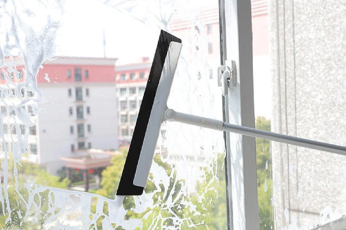 Amenzo® Vloertrekker Met Steel - Vloerwisser - 35 Cm + 120 Cm Steel - Uitschuifbare Aluminium Steel - Badkamer – Trekker - Vloerwisser Wit – Watertrekker 12 Amenzo® Vloertrekker Met Steel - Vloerwisser - 35 Cm + 120 Cm Steel - Uitschuifbare Aluminium Steel - Badkamer – Trekker - Vloerwisser Wit – Watertrekker - Afbeelding 10