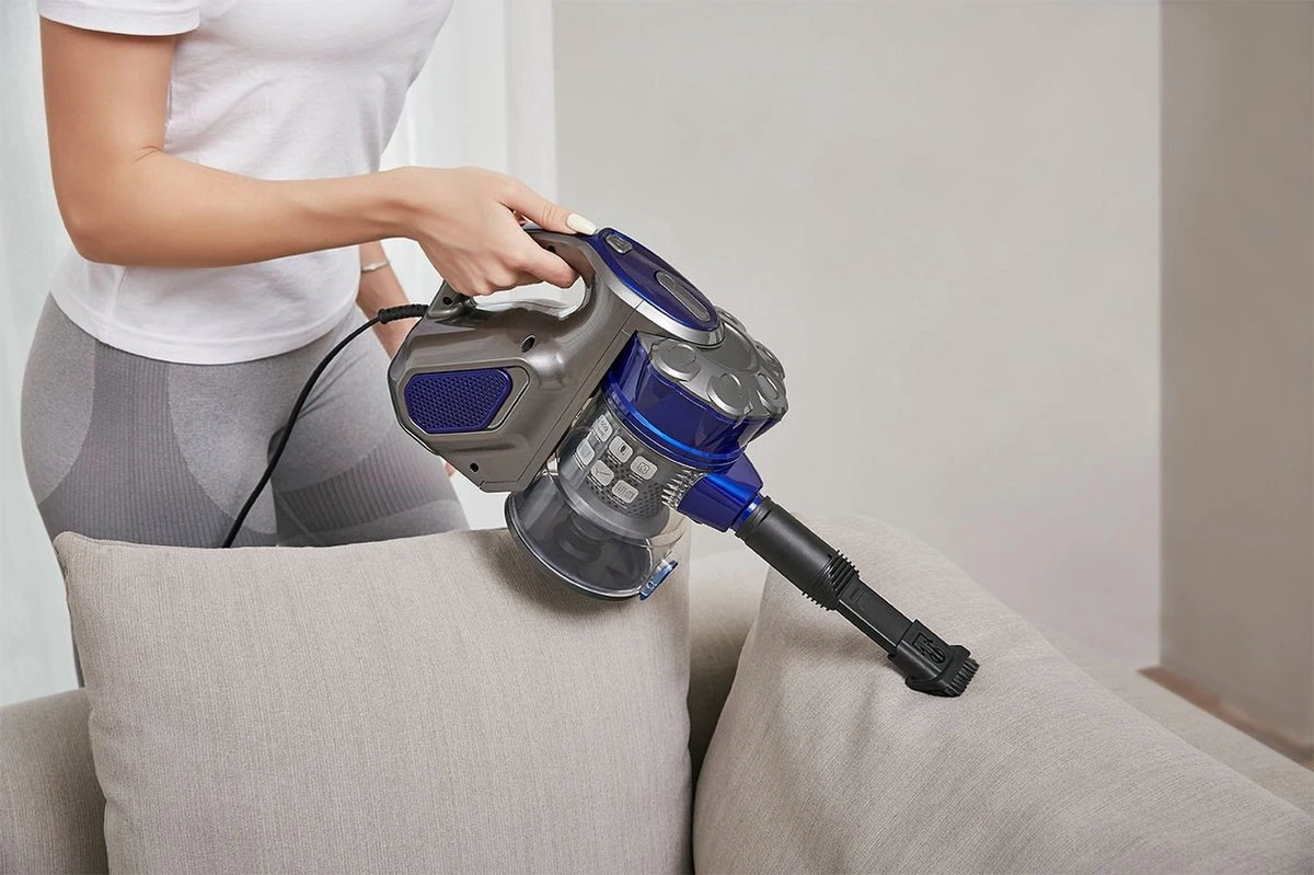 Stofzuiger - Hyundai- Licht Gewicht - 600W - Blue And Gray -HHE203202 6 Stofzuiger - Hyundai- Licht Gewicht - 600W - Blue And Gray -HHE203202 - Afbeelding 4