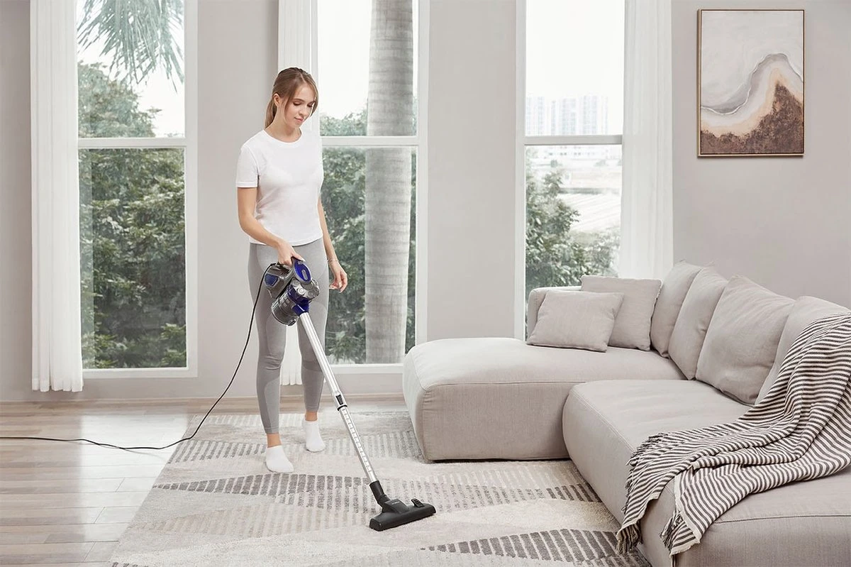 Stofzuiger - Hyundai- Licht Gewicht - 600W - Blue And Gray -HHE203202 7 Stofzuiger - Hyundai- Licht Gewicht - 600W - Blue And Gray -HHE203202 - Afbeelding 5