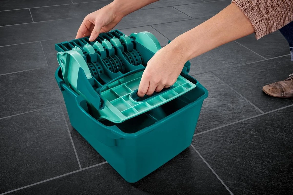 Leifheit Profi Vloerwisser Xl - 42 Cm Compleet Compact Systeem Micro Duo 20 Leifheit Profi Vloerwisser Xl - 42 Cm Compleet Compact Systeem Micro Duo - Afbeelding 18