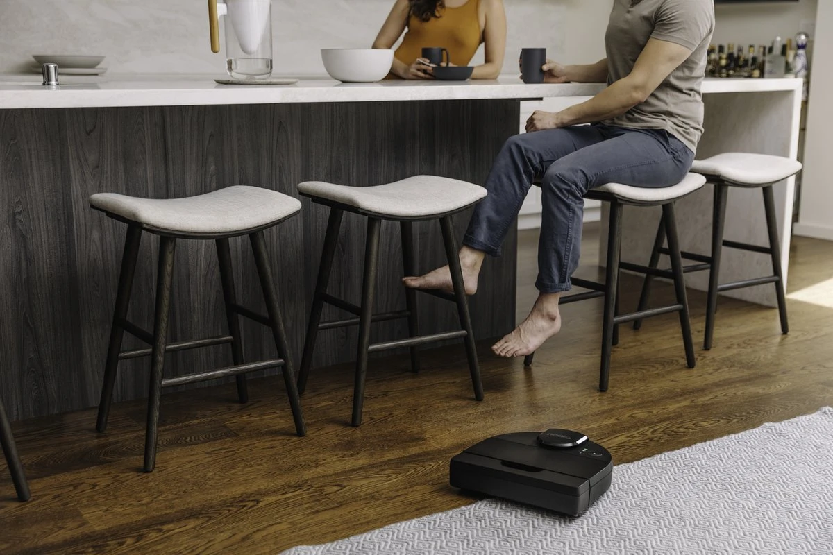 Neato® D9 Intelligente Robotstofzuiger - D-vormig Design, HEPA-filter, Lasermapping-navigatie - Bediening Via App - 200 Minuten Looptijd Met Automatisch Opladen/Hervatten - Zwart 11 Neato® D9 Intelligente Robotstofzuiger - D-vormig Design, HEPA-filter, Lasermapping-navigatie - Bediening Via App - 200 Minuten Looptijd Met Automatisch Opladen/Hervatten - Zwart - Afbeelding 9