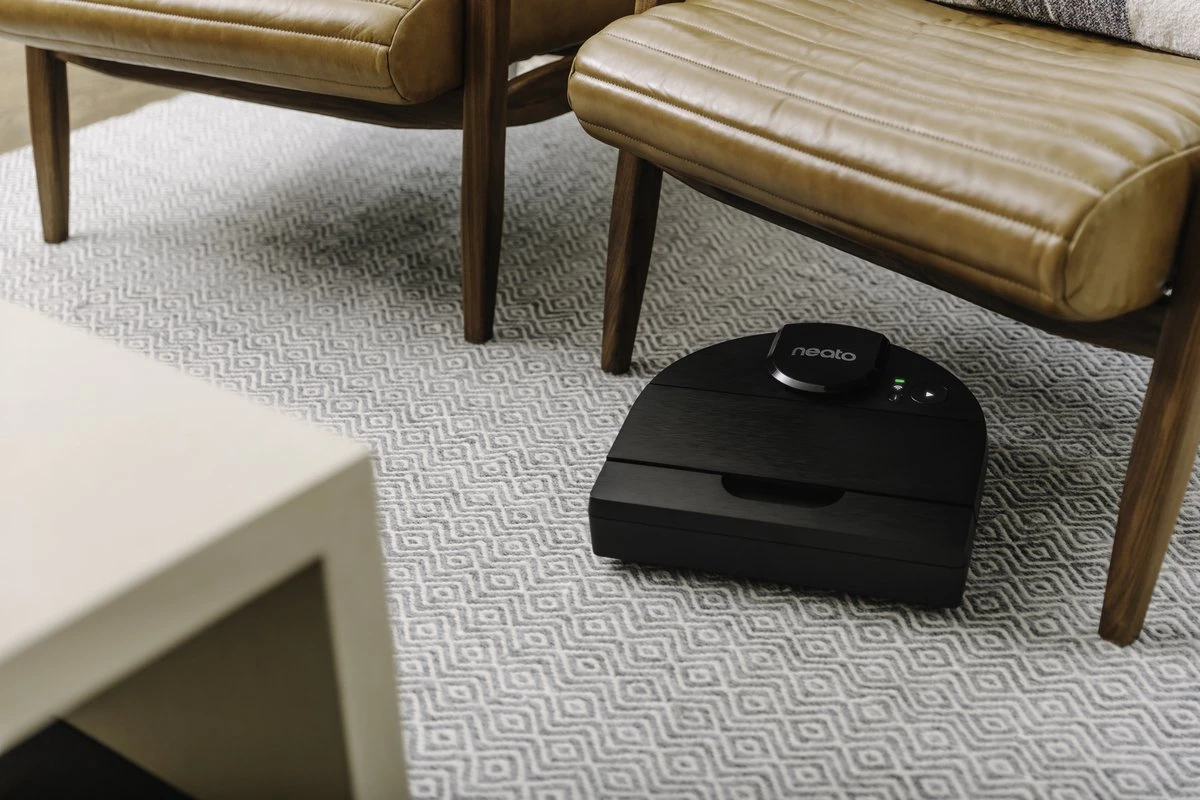 Neato® D9 Intelligente Robotstofzuiger - D-vormig Design, HEPA-filter, Lasermapping-navigatie - Bediening Via App - 200 Minuten Looptijd Met Automatisch Opladen/Hervatten - Zwart 20 Neato® D9 Intelligente Robotstofzuiger - D-vormig Design, HEPA-filter, Lasermapping-navigatie - Bediening Via App - 200 Minuten Looptijd Met Automatisch Opladen/Hervatten - Zwart - Afbeelding 18