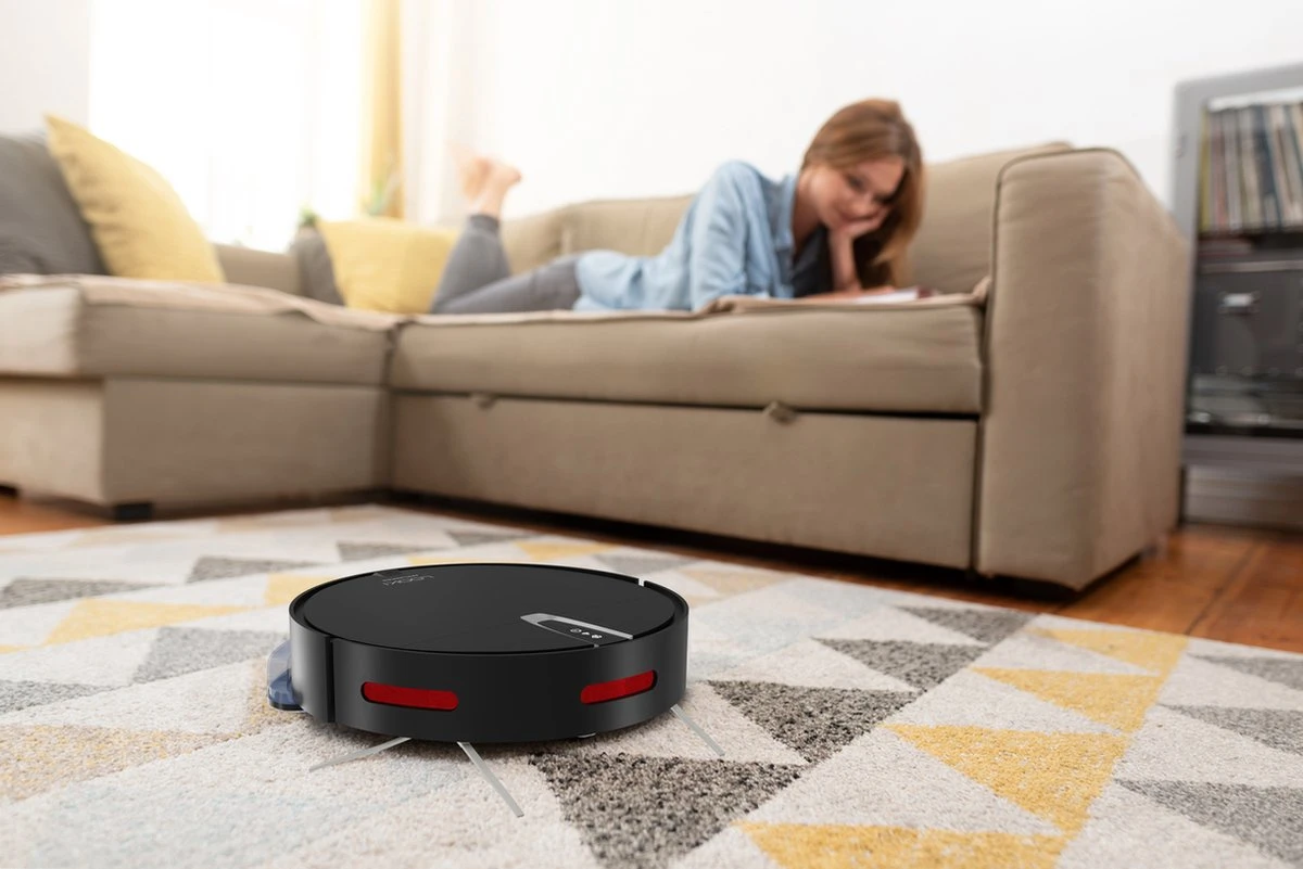 Looki 3-in-1 Robotstofzuiger Met Dweilfunctie - Automatisch - Met Laadstation - Draadloze Robot Stofzuiger - 45DB - Zwart 16 Looki 3-in-1 Robotstofzuiger Met Dweilfunctie - Automatisch - Met Laadstation - Draadloze Robot Stofzuiger - 45DB - Zwart - Afbeelding 14