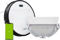 Medion S30 SW - Robotstofzuiger Met Dweilfunctie - Wit