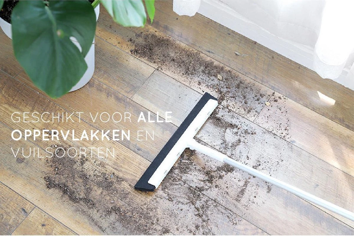 Amenzo® Vloertrekker Met Steel - Vloerwisser - 35 Cm + 120 Cm Steel - Uitschuifbare Aluminium Steel - Badkamer – Trekker - Vloerwisser Wit – Watertrekker 13 Amenzo® Vloertrekker Met Steel - Vloerwisser - 35 Cm + 120 Cm Steel - Uitschuifbare Aluminium Steel - Badkamer – Trekker - Vloerwisser Wit – Watertrekker - Afbeelding 11