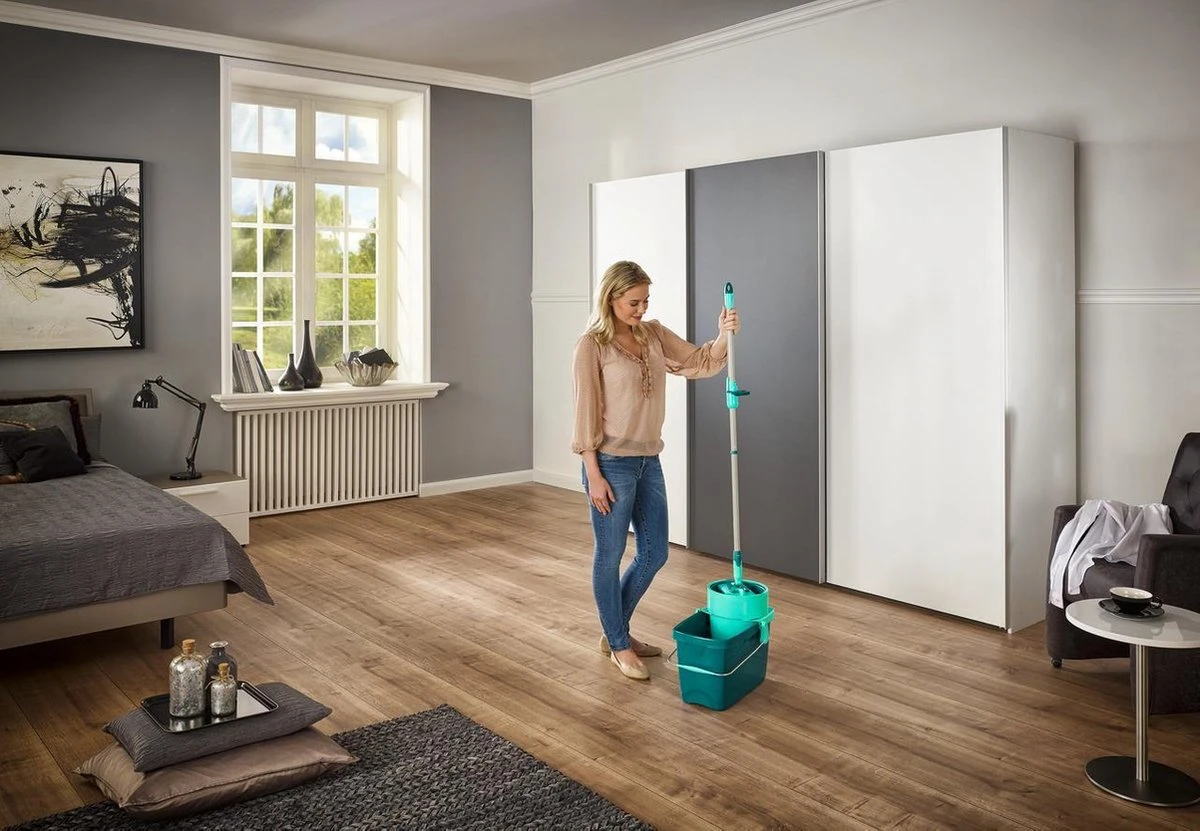 Leifheit Clean Twist Vloerwisser M - 33 Cm - Compleet Systeem - 33 Cm Wisbreedte - 6 Liter Emmer 6 Leifheit Clean Twist Vloerwisser M - 33 Cm - Compleet Systeem - 33 Cm Wisbreedte - 6 Liter Emmer - Afbeelding 4