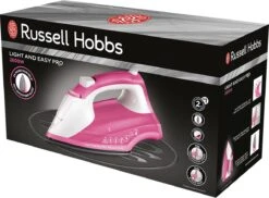 Russell Hobbs Light & Easy Pro Strijkijzer / Stoomstrijkijzer 26461-56 - Roze -Reinigingsapparaten Winkel 1200x885 2