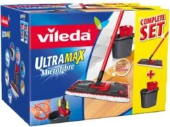 Vileda UltraMax Power 2in1 - Complete Set - Vlakke Microvezelmop + Emmer Met Pers -Reinigingsapparaten Winkel 1200x898 3