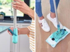 Leifheit - Clean Twist Vloerwisser M Klittenband Ergo - 33 Cm Dweil Set Compleet -Reinigingsapparaten Winkel 1200x899 1