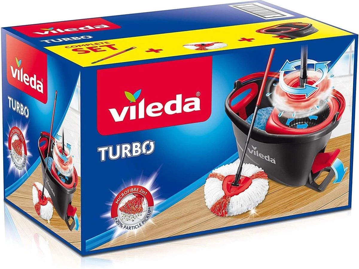 Vileda Turbo Mopset - Pedaalsysteem - 6L 9 Vileda Turbo Mopset - Pedaalsysteem - 6L - Afbeelding 7