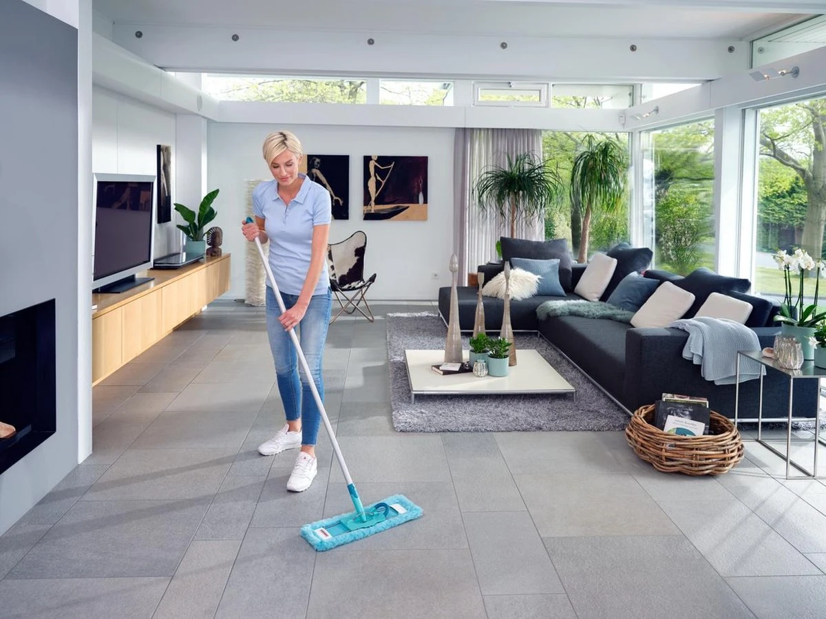 Leifheit Profi Vloerwisser Xl - Compleet Systeem Met Wieltjes Micro Duo - 42 Cm Wisbreedte 5 Leifheit Profi Vloerwisser Xl - Compleet Systeem Met Wieltjes Micro Duo - 42 Cm Wisbreedte - Afbeelding 3