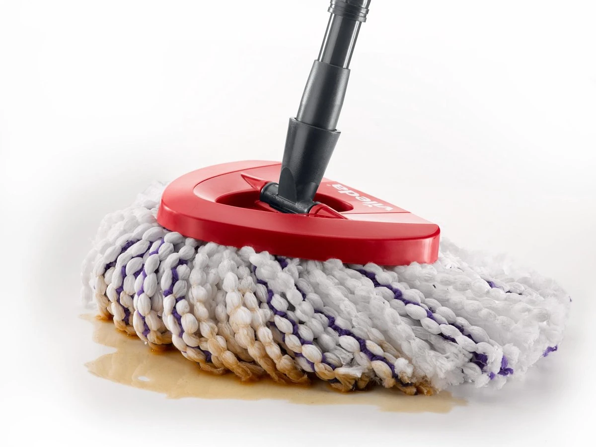 Vileda TURBO 3in1 Mop Met Zwenkkop + Pedaalemmer 4 Vileda TURBO 3in1 Mop Met Zwenkkop + Pedaalemmer - Afbeelding 2