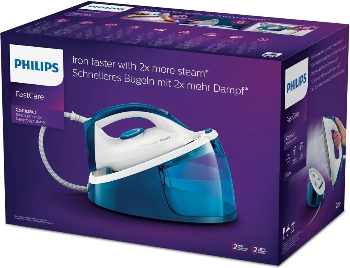 Philips FastCare Compact GC6742/20 - Stoomgenerator 8 Philips FastCare Compact GC6742/20 - Stoomgenerator - Afbeelding 6
