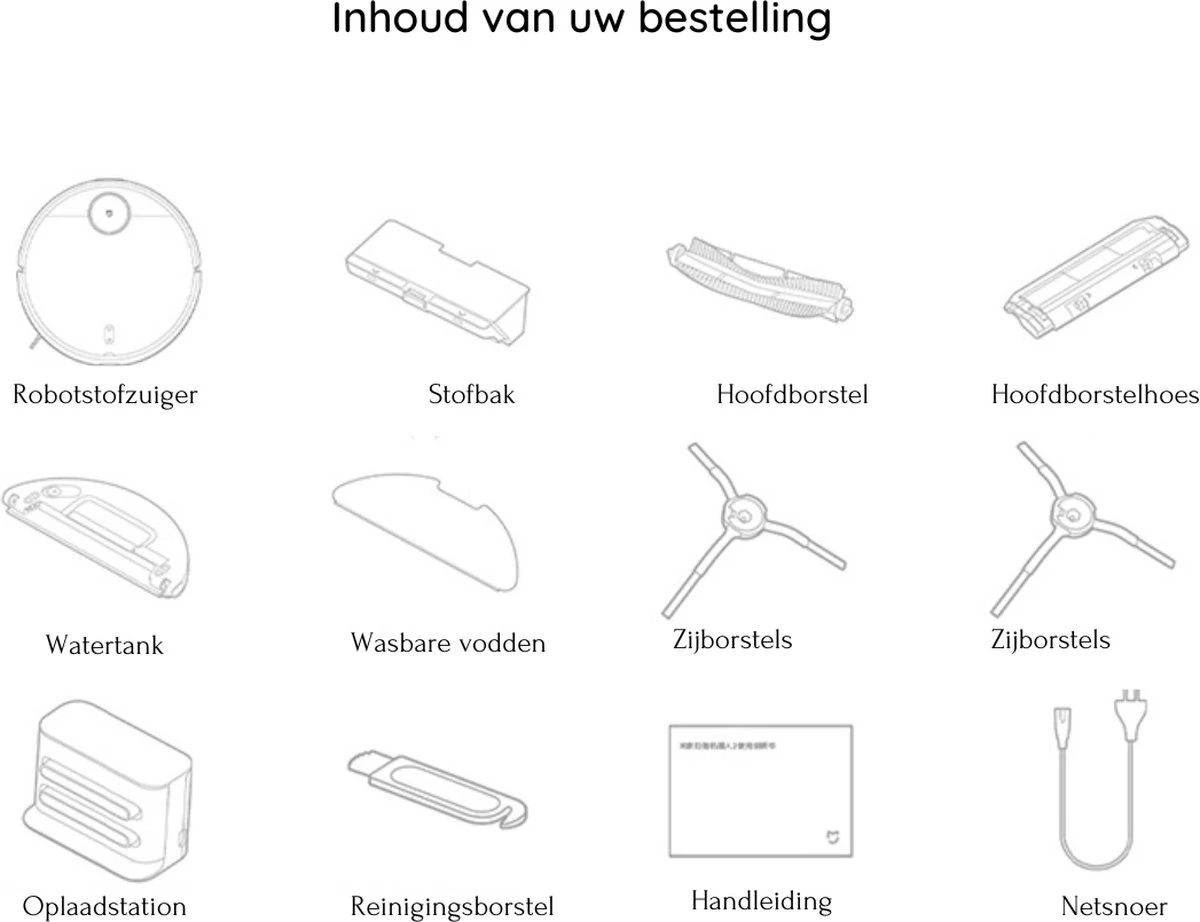 Thuys Robotstofzuiger - Robotstofzuigers Met Dweilfunctie - Laser Navigatie En Slimme Wifi Controle - Stofzuiger Robot - Zakloos - Wit - 200ml 9 Thuys Robotstofzuiger - Robotstofzuigers Met Dweilfunctie - Laser Navigatie En Slimme Wifi Controle - Stofzuiger Robot - Zakloos - Wit - 200ml - Afbeelding 7